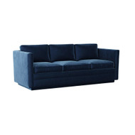 Arteriors Sebastian Sofa Indigo Velvet