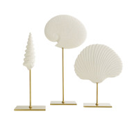 Arteriors Shell Sculptures, Set of 3