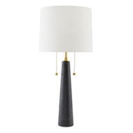 Arteriors Sidney Lamp - Black Marble
