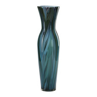 Tall Peacock Feather Vase