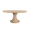Worlds Away Natural Rope Wrapped Base Dining Table - Top And Base - Cerused Oak