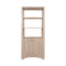 Worlds Away Etagere - Two Door Fluted Cabinet - Cerused Oak