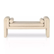 Four Hands Mitchell Accent Bench - Thames Cream