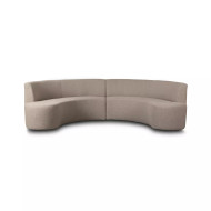 Four Hands Sanda Dining Banquette - Kerbey Camel - Dining Banquete