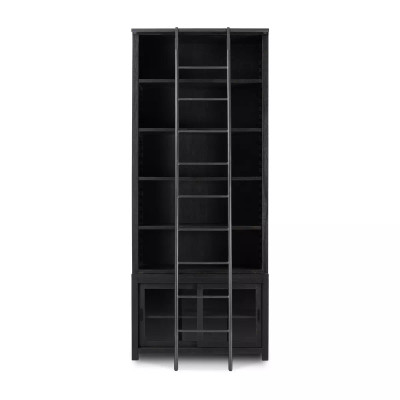 Four Hands Admont Bookcase and Ladder