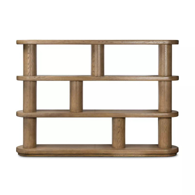 Four Hands Luciana Bookcase - Smoked Oak