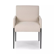 Four Hands Brickel Dining Armchair - Fiqa Boucle Light Taupe