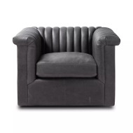 Four Hands Watson Swivel Chair - Palermo Black