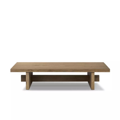 Four Hands Isaac Coffee Table - Rubbed Light Oak