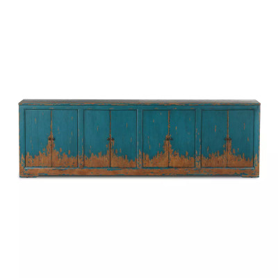 Four Hands It Takes An Hour Sideboard - Distressed Blue - 122"