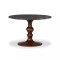 Four Hands Kestrel Round Dining Table - Dark Brown Acacia W/ Black Marble
