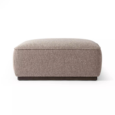 Four Hands Sinclair Square Ottoman - 36" - Barrow Taupe