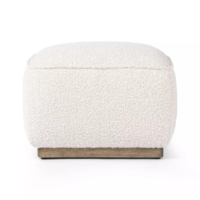 Four Hands Sinclair Square Ottoman - 21" - Knoll Natural