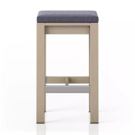 Four Hands Monterey Bar Stool, Washed Brown - Faye Navy