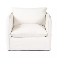Four Hands Andre Outdoor Swivel Chair - Alessi Linen