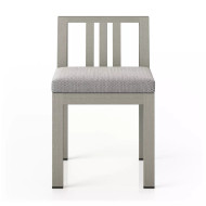 Four Hands Monterey Outdoor Dining Chair, Weathered Grey - Faye Ash