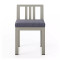 Four Hands Monterey Outdoor Dining Chair - Faye Navy - Grey Wash