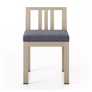 Four Hands Monterey Outdoor Dining Chair - Faye Navy - Brown Wash