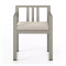 Four Hands Monterey Outdoor Dining Armchair, Weathered Grey - Faye Sand
