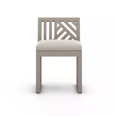 Four Hands Avalon Outdoor Dining Chair, Weathered Grey - Stone Grey