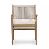 Four Hands Rosen Outdoor Dining Armchair - Lakin Oat