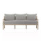 Four Hands Waller Outdoor Sofa - Faye Ash - Washed Brown - 82"