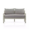 Four Hands Waller Outdoor Sofa - Faye Ash - Weathered Grey - 56"