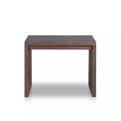 Four Hands Gilroy Outdoor End Table - Stained Heritage Brown