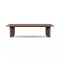 Four Hands Joette Outdoor Coffee Table - Stained Saddle Brown