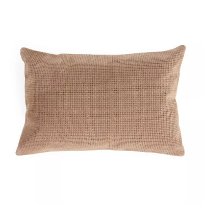 Four Hands Angela Pillow - Tan Suede - 16"X24" - Cover + Insert