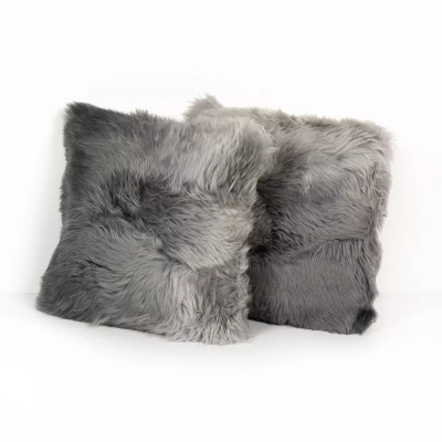 Four Hands Lalo Ombre Pillow, Set Of 2 - Grey - 20"X20"