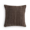 Four Hands Handwoven Stripe Wool Pillow - 20"X20" - Grey Wool