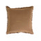 Four Hands Handwoven Eyelash Pillow - Khaki Cotton - 22"X22" - Cover + Insert