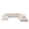 Four Hands Bloor 8 - Piece Sectional W/ Ottoman - Essence Natural