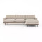 Four Hands Lexi 2 - Piece Sectional - Perpetual Pewter - Right Chaise