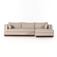 Four Hands Lawrence 2 - Piece Sectional W/ Chaise - Right Arm Facing - Nova Taupe