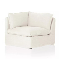 Four Hands BYO: Andre Slipcover Sectional - Broadway Snow - Laf Piece