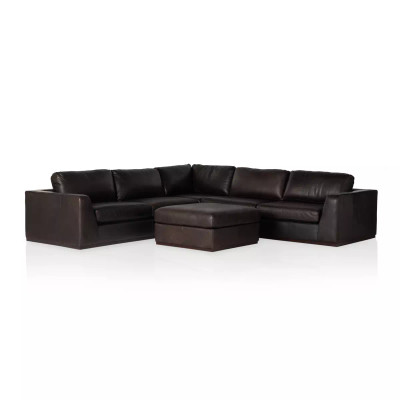 Four Hands Colt 3 - Piece Sectional With Ottoman - Heirloom Cigar