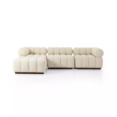 Four Hands Roma Indoor 3 - Piece Sectional W/ Ottoman