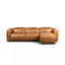 Four Hands Radley Power Recliner 3 - Piece Sectional W/ Chaise - Sonoma Butterscotch - Right Chaise