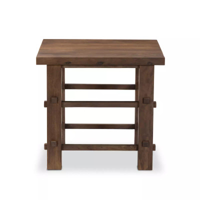 Four Hands Wide Plank End Table