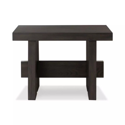Four Hands Isaac End Table - Smoked Black