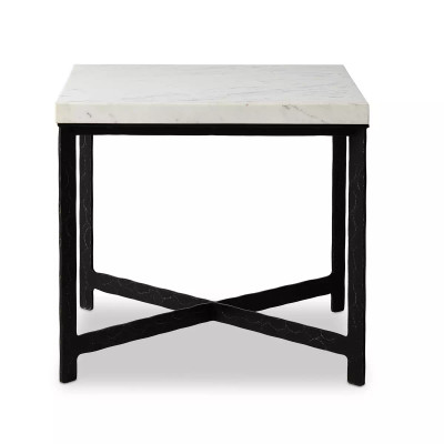 Four Hands Hammered Iron End Table