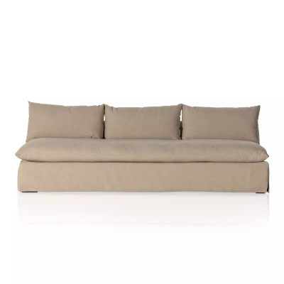 Four Hands BYO: Grant Slipcover Sectional - Armless Sofa - 94" - Antwerp Taupe