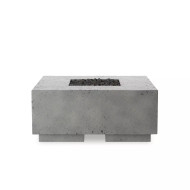 Four Hands Donovan Outdoor Fire Table - Pewter Concrete - Natural Gas
