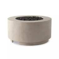 Four Hands Damian Outdoor Fire Table - Natural Concrete - Propane