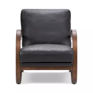 Four Hands Paxon Chair - Brickhouse Black