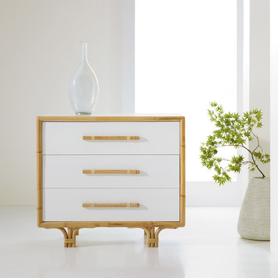 Modern History Bamboo Bedside Chest