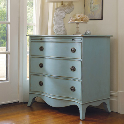 Modern History Harkers Island Serpentine Chest W/ Pullout Slide