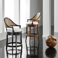 Modern History Lyon Bar Stool - Walnut